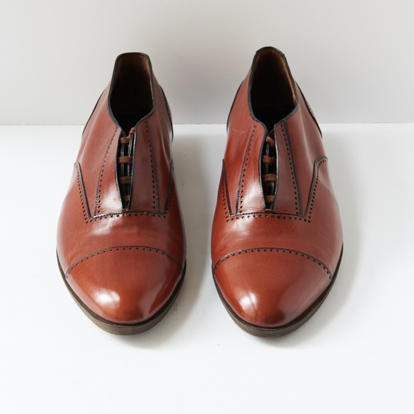 80s - SUSAN BENNIS - WARREN EDWARDS - Shoes - Men\'s - 10 - Brown Leather main image 4